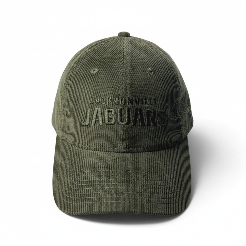 New Era Hat Jacksonville Jaguars 9TWENTY Adjustable OSFM Olive Corduroy NEW